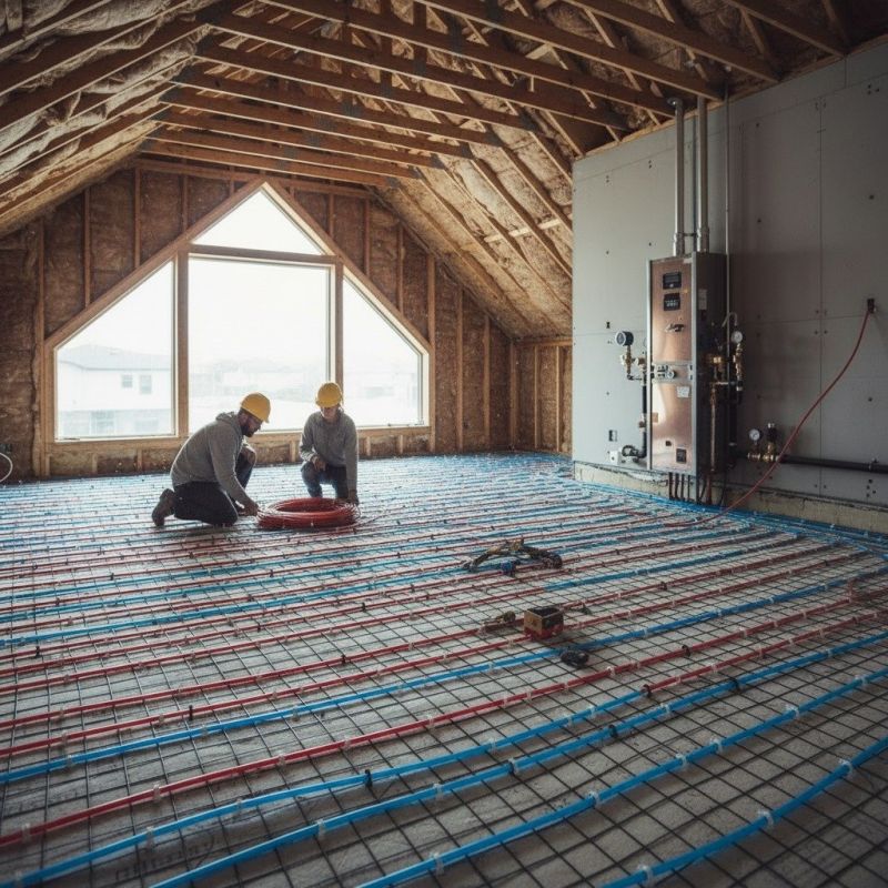 Floor Heating Installation